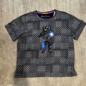 Robert Graham Astronaut Graphic Tee - Size L